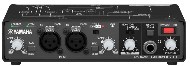 Yamaha RUio16 D front