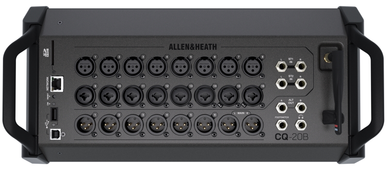 audio technica allen and heath CQ 20B rear