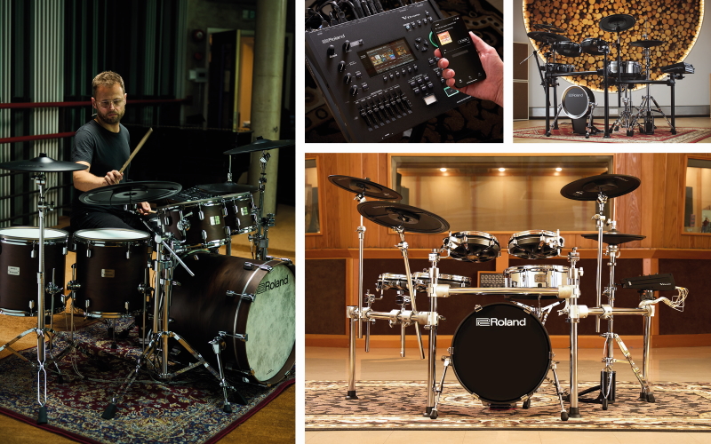 Roland V Drums 7 Series PR Montage