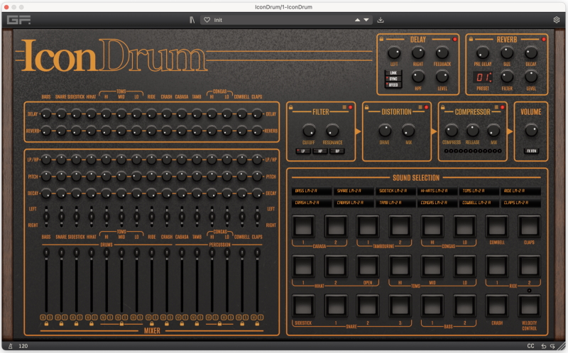 GForce IconDrum GUI small