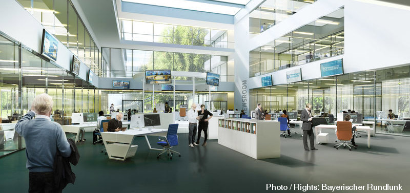 BR Bild BRNeubau Tremediale Raeume Architekten Wettbewerb EN