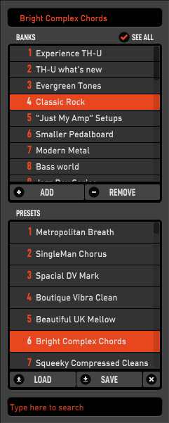 4 presets